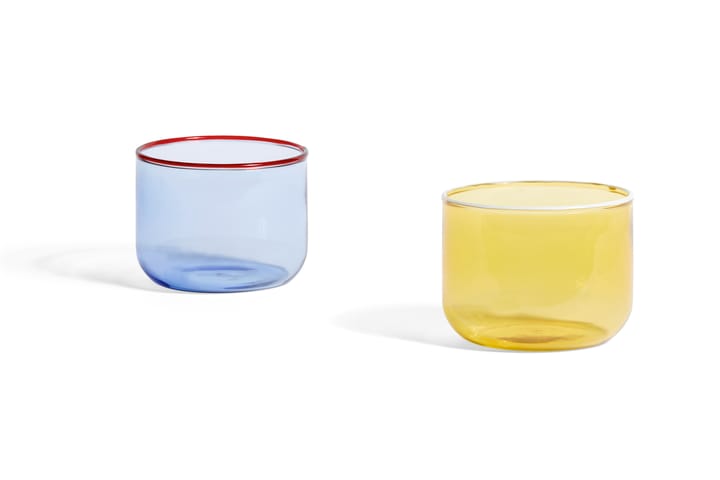 Copo Tint 20 cl, 2 un., Amarelo claro-rebordo branco HAY