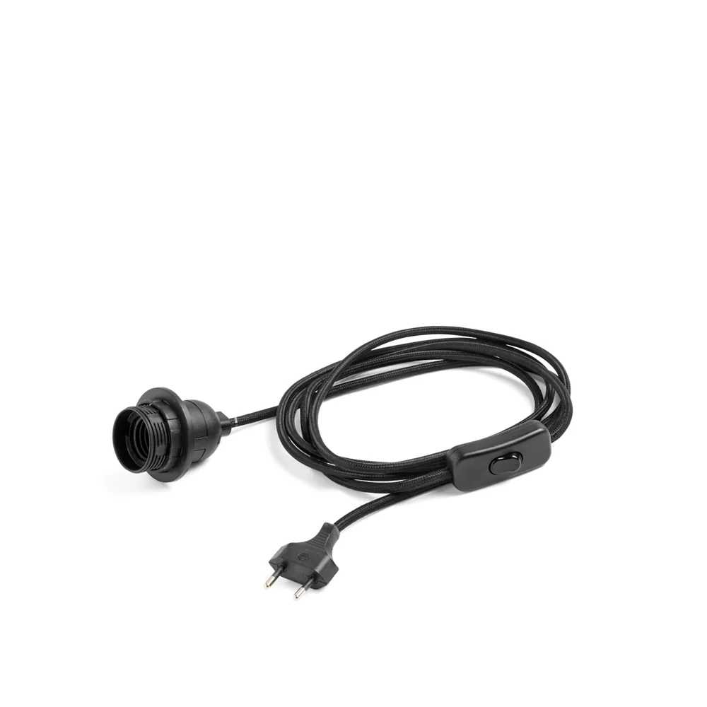 Cord Set Table conjunto de cabos, soft black HAY