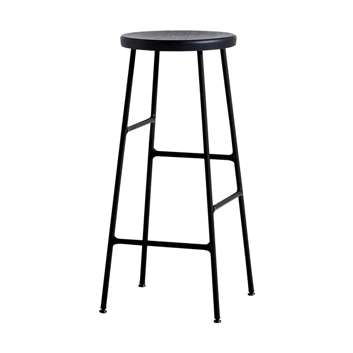 Cornet banco de bar redondo 75 cm - Soft black oak-soft black - HAY