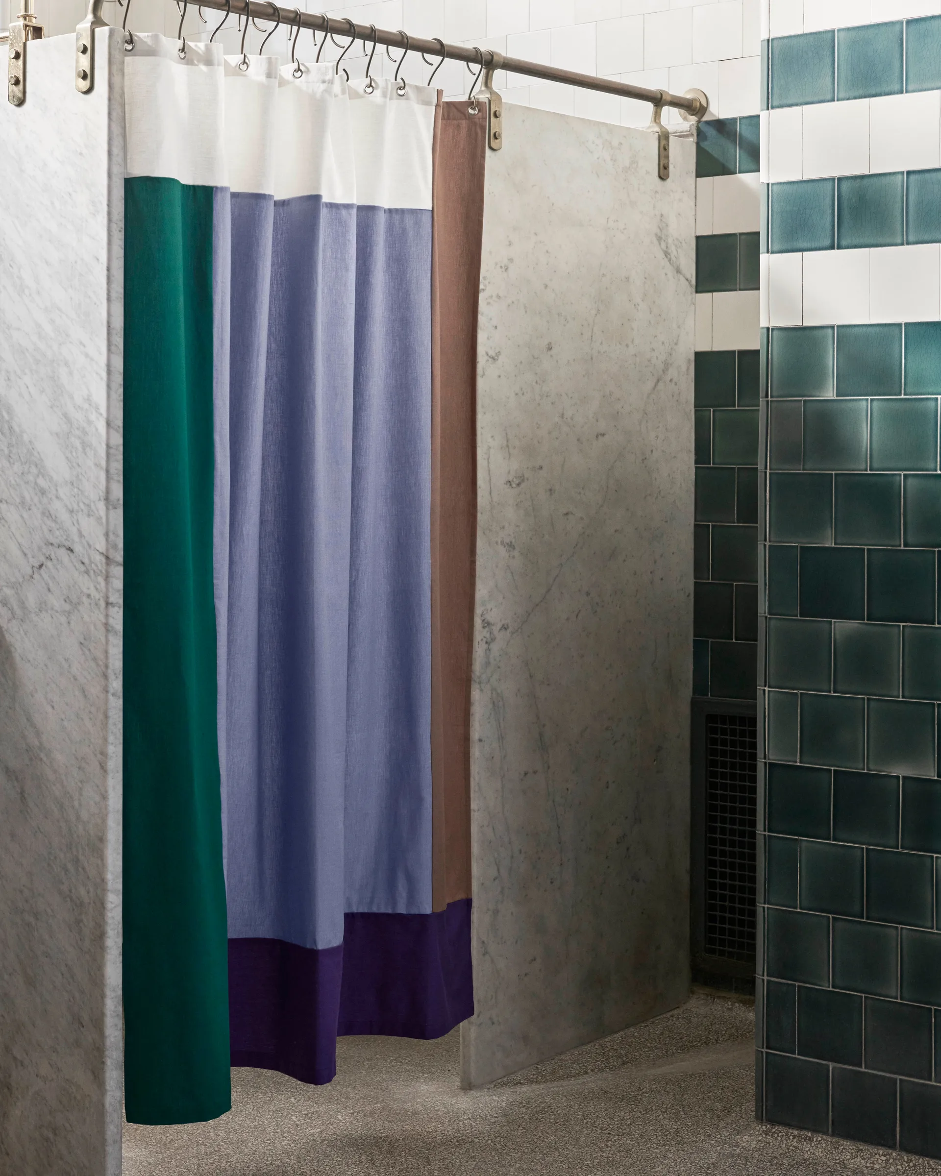 Cortina de ducha Pivot 180x200 cm , Azul HAY