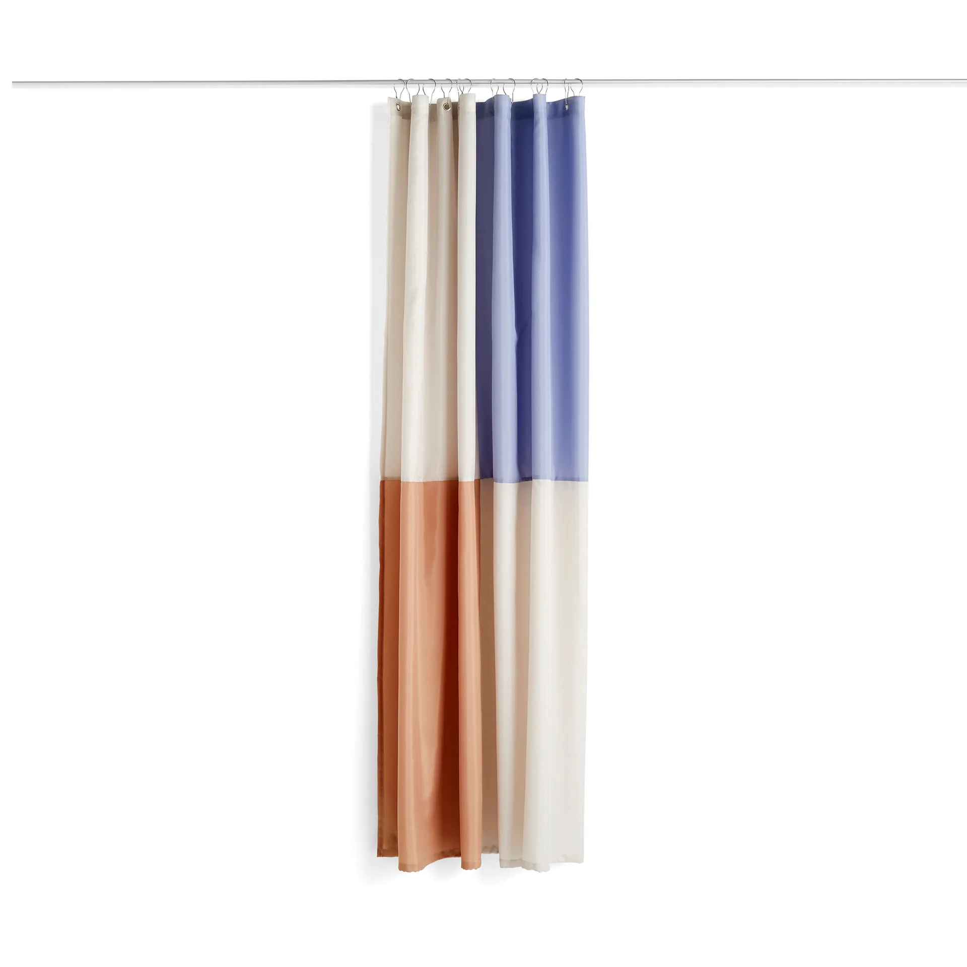 Cortina de duche Check 180x200 cm, Azul HAY