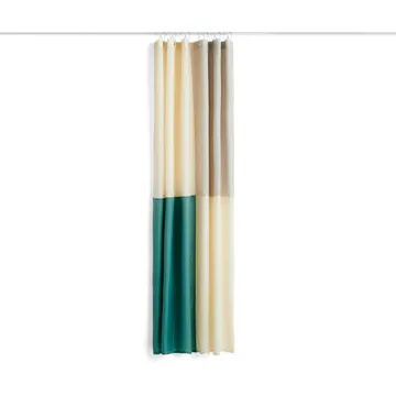 Cortina de duche Check 180x200 cm - Verde - HAY