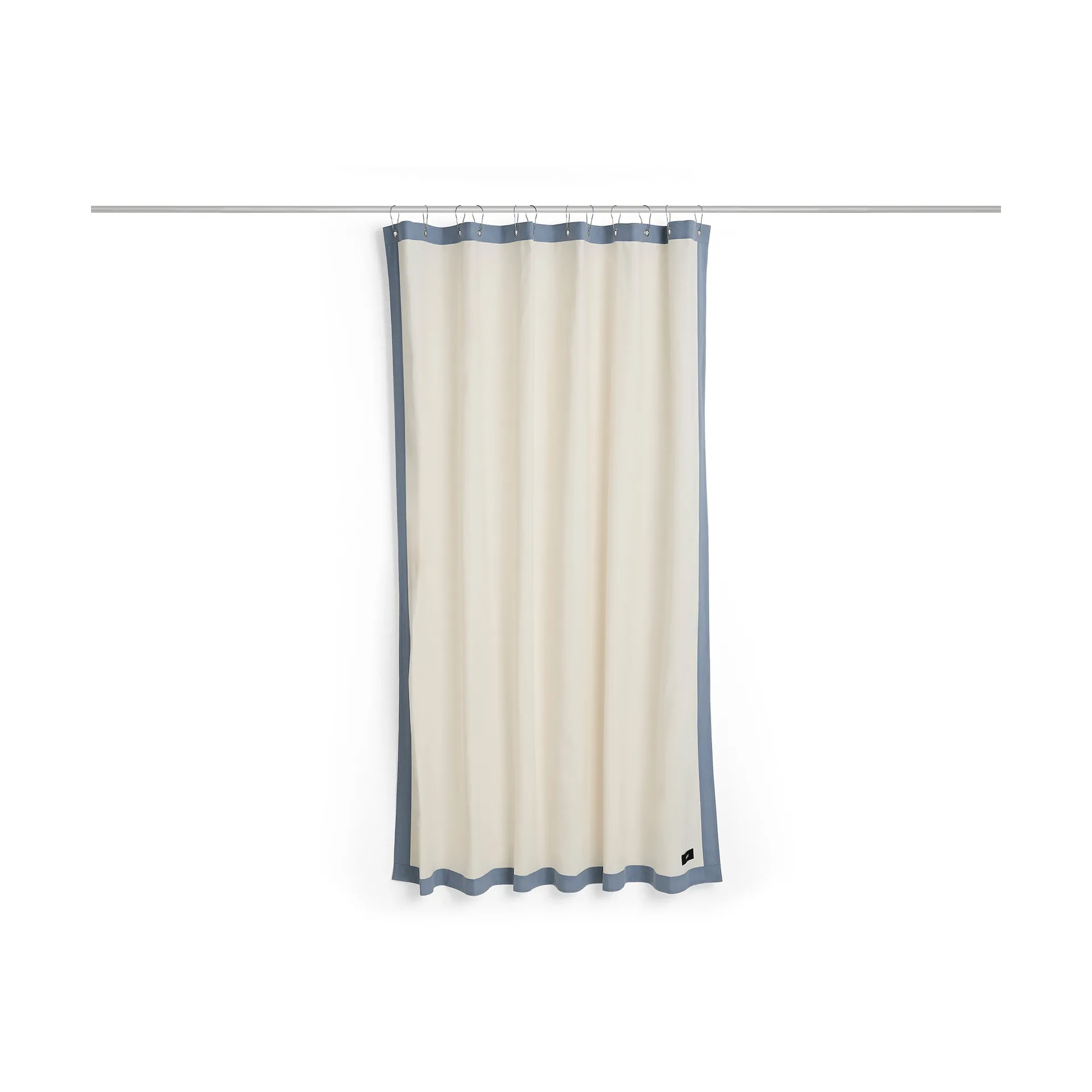 Cortina de duche Outline, Creme e azul HAY