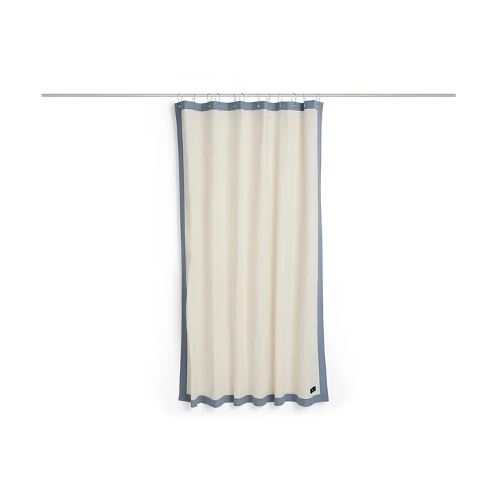 Cortina de duche Outline - Creme e azul - HAY