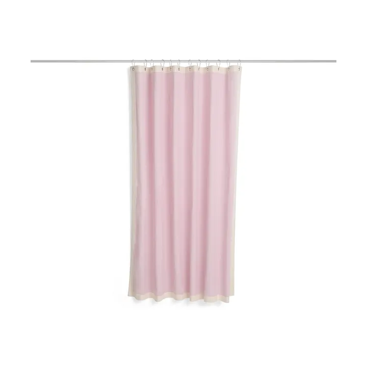 Cortina de duche Outline - Rosa e creme - HAY