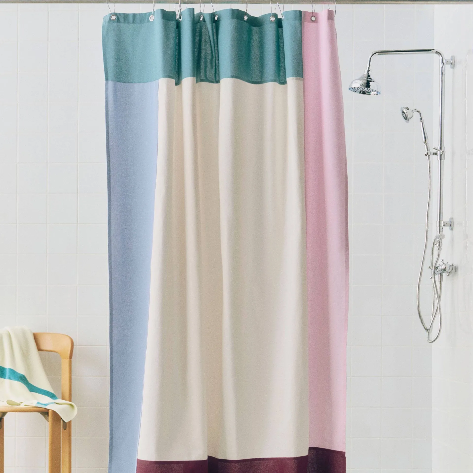 Cortina de duche Pivot 180x200 cm, Multi pink HAY