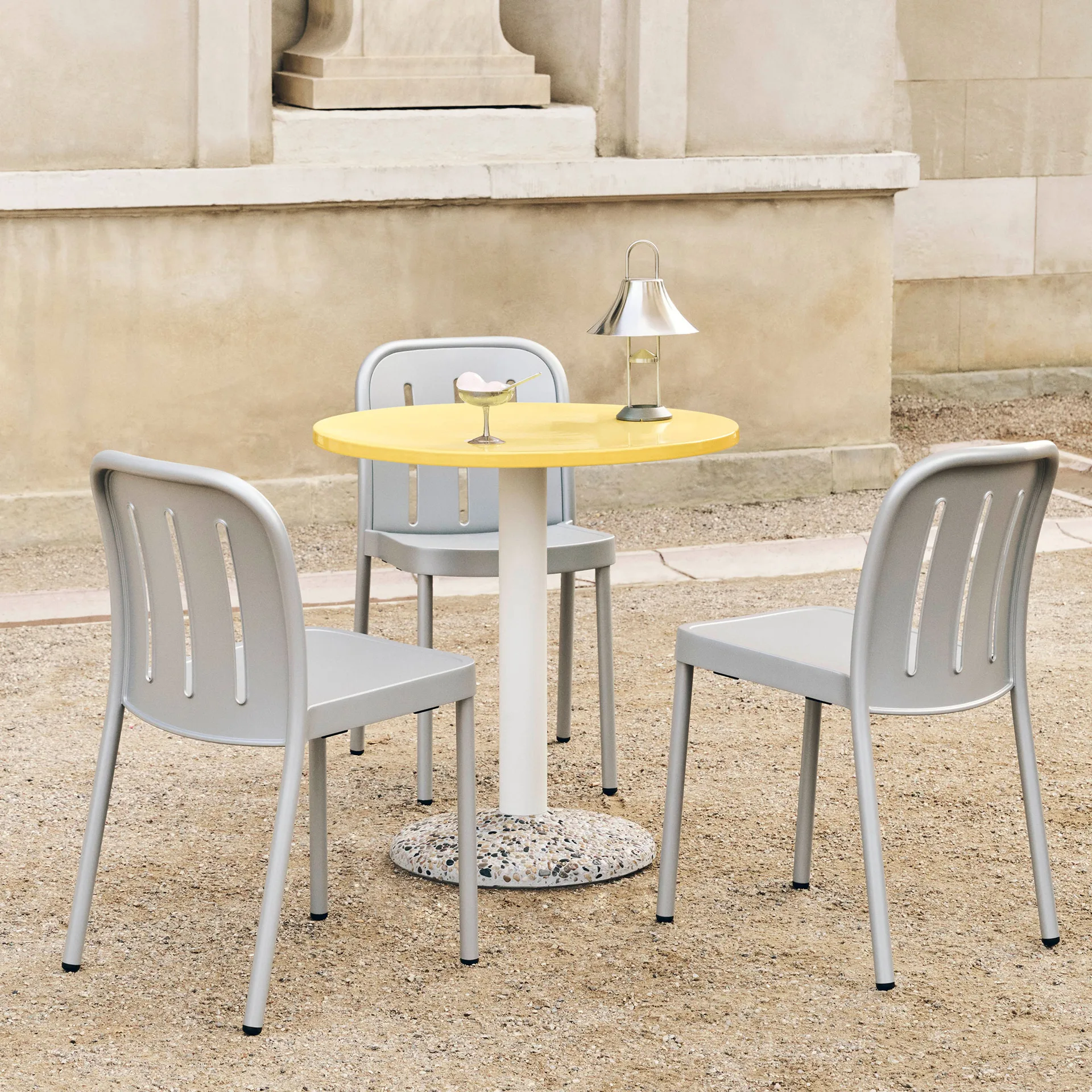 Deville cadeira , Cinzento prateado HAY