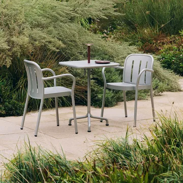 Deville cadeira de braços  - Cinzento prateado - HAY