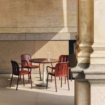 Deville cadeira de braços  - Vermelho ferro - HAY