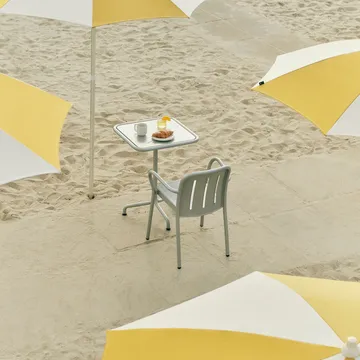 Deville mesa - Cinzento prateado, 60x70x74 cm - HAY