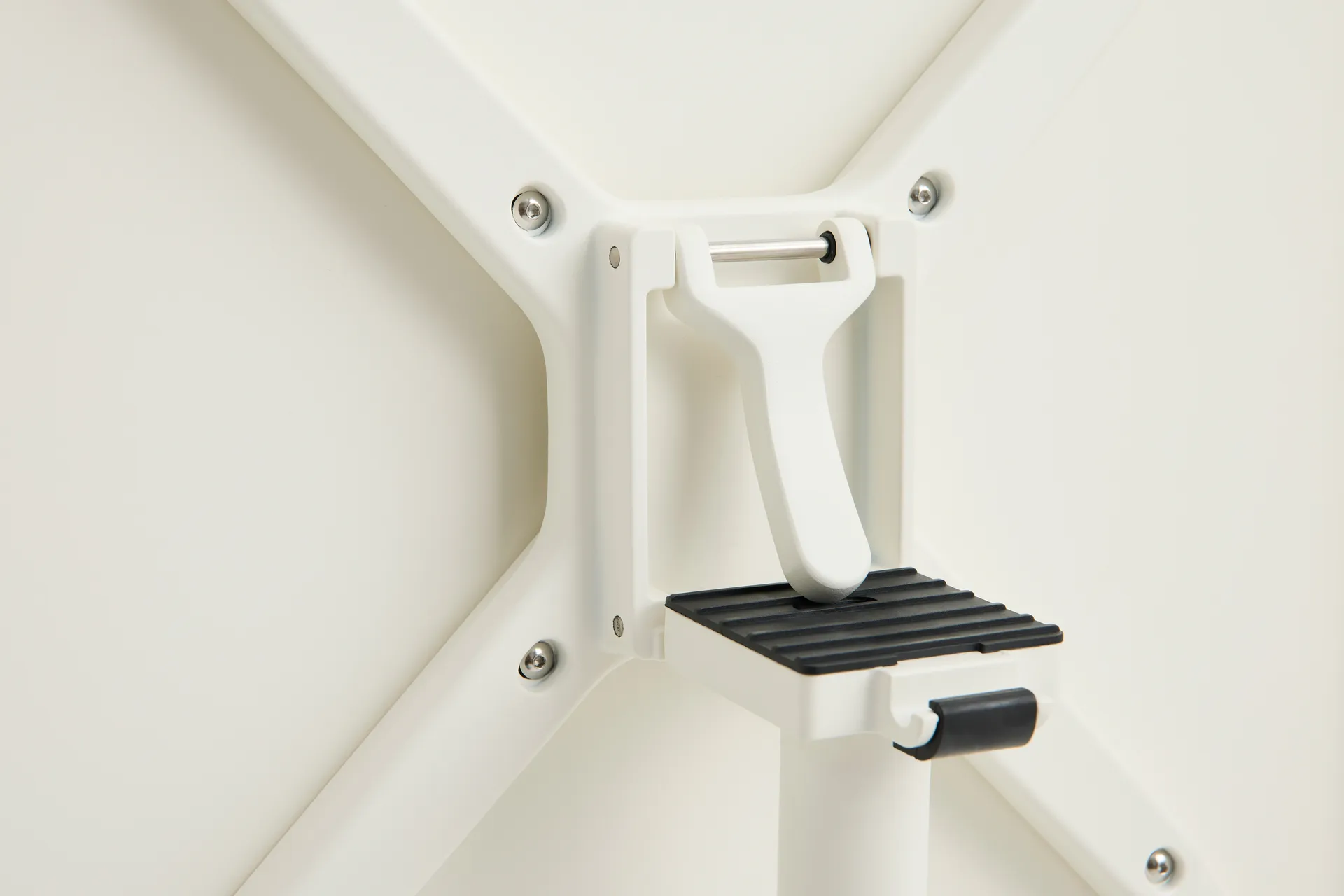 Deville mesa, Creme branco, Ø80x74 cm HAY