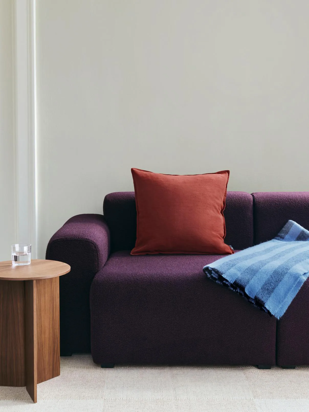 Duo manta 130x180 cm, Azul céu HAY