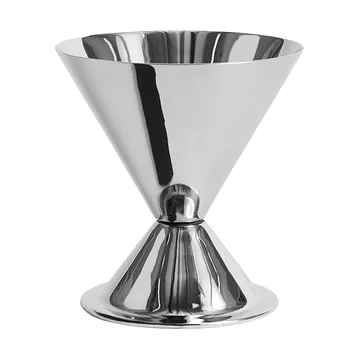 Essential Steel taça de vidro - Aço inoxidável, 10,5xØ10 cm - HAY