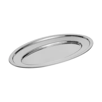 Essential Steel travessa de servir - Aço inoxidável, oval, médio - HAY