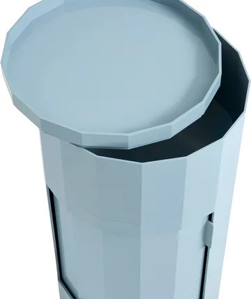 Facet Cabinet 110 mesa lateral - Misty blue - HAY