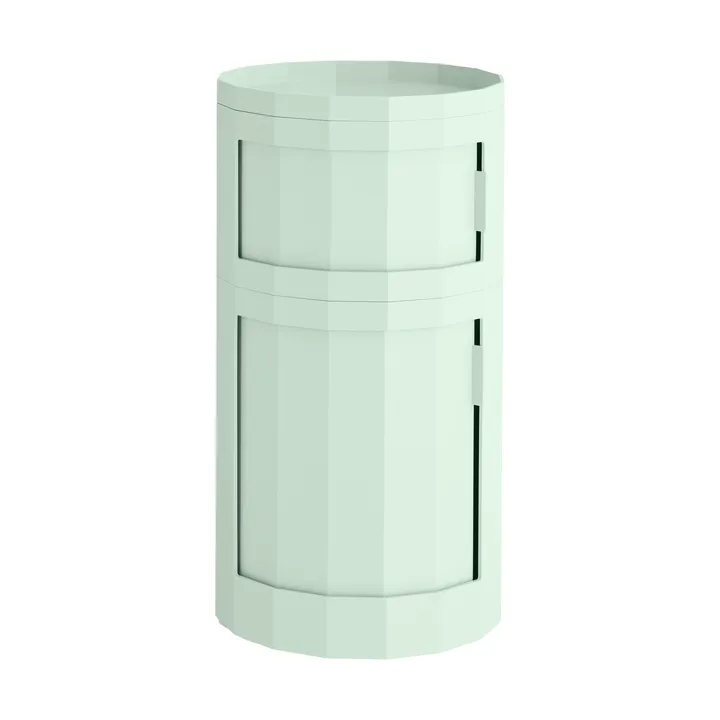 Facet Cabinet 110 mesa lateral - Soft mint - HAY