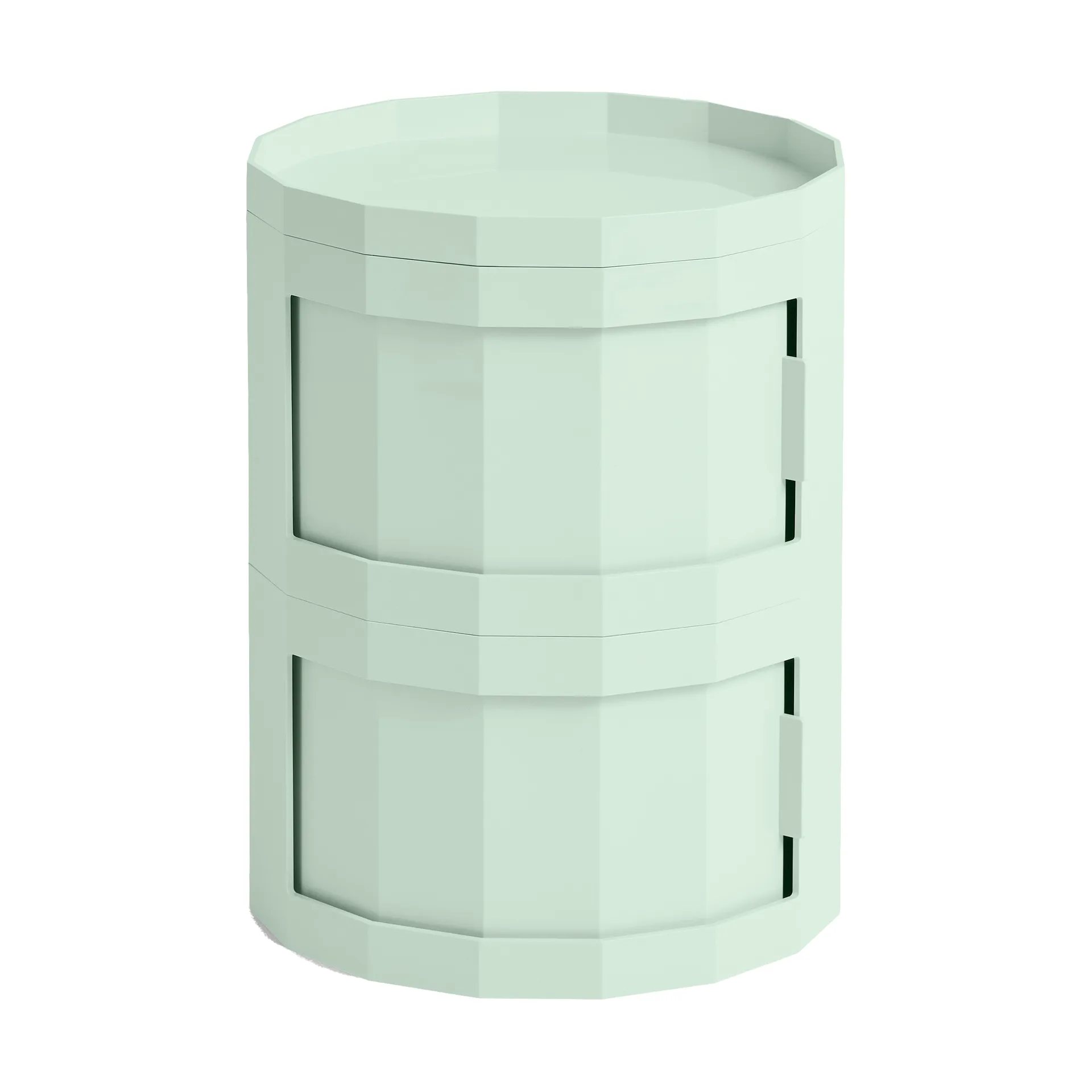 Facet Cabinet 20 mesa lateral, Soft mint HAY