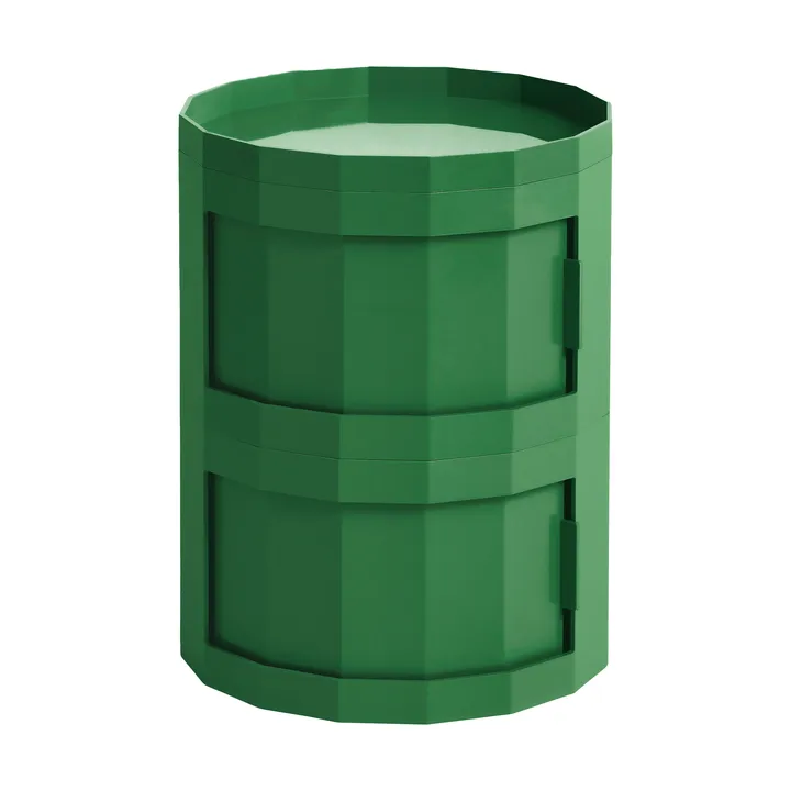 Facet Cabinet 20 mesa lateral - Spinach green - HAY