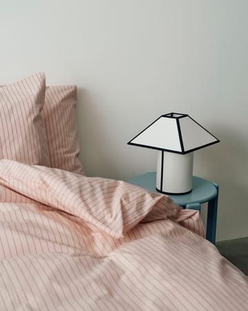 Fineline capa de edredom 150x210 cm - Rosa suave - HAY
