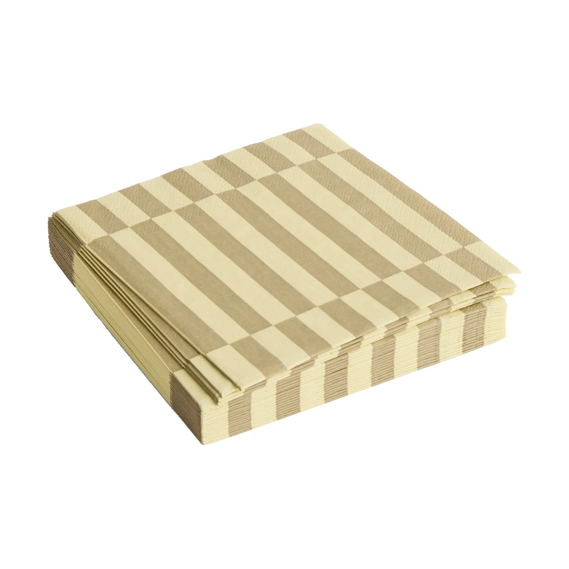 Guardanapo Pattern Lunch Stripe 33x33 cm, conjunto de 20, Cream-sand pillar HAY