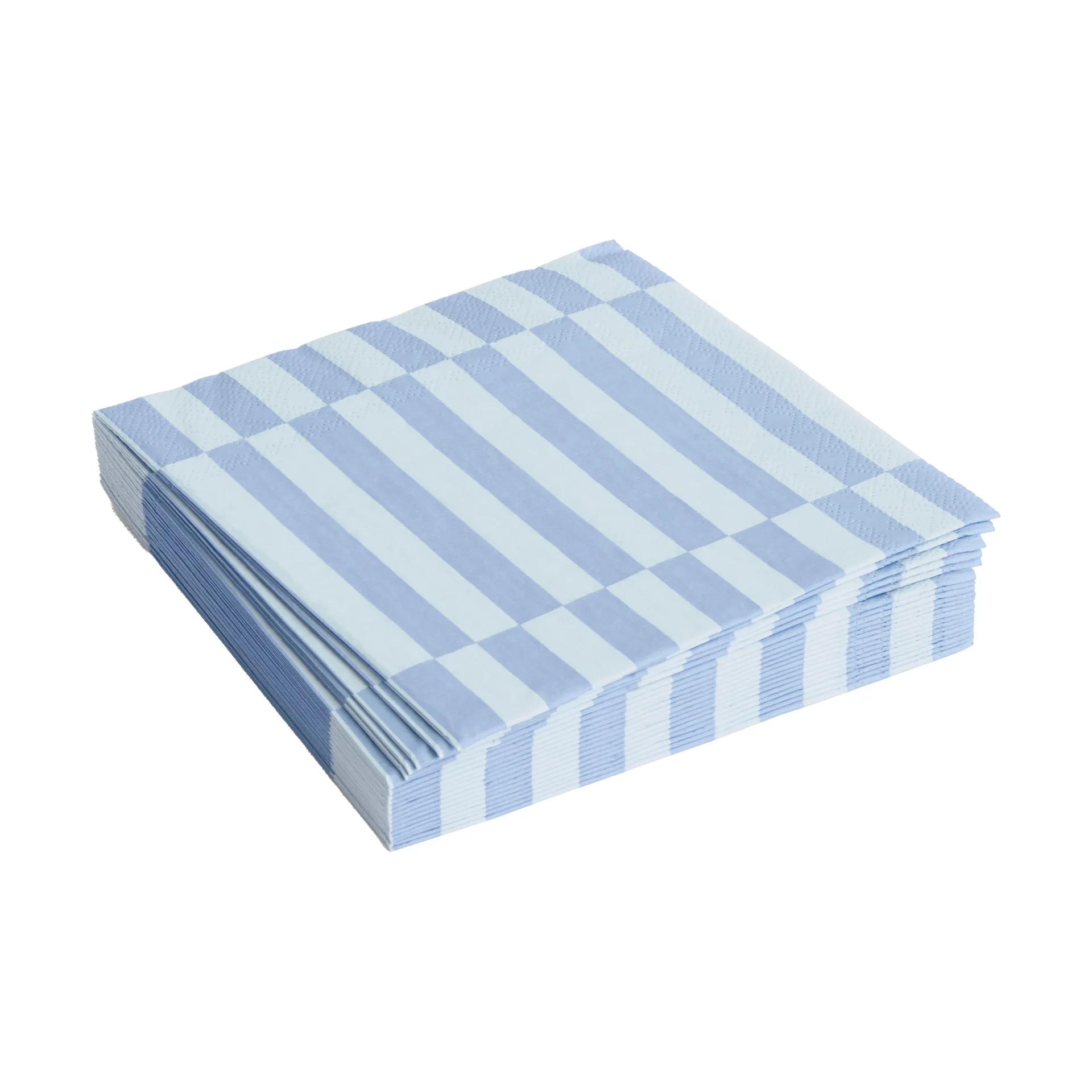 Guardanapo Pattern Lunch Stripe 33x33 cm, conjunto de 20, Light blue-dusty blue pillar HAY