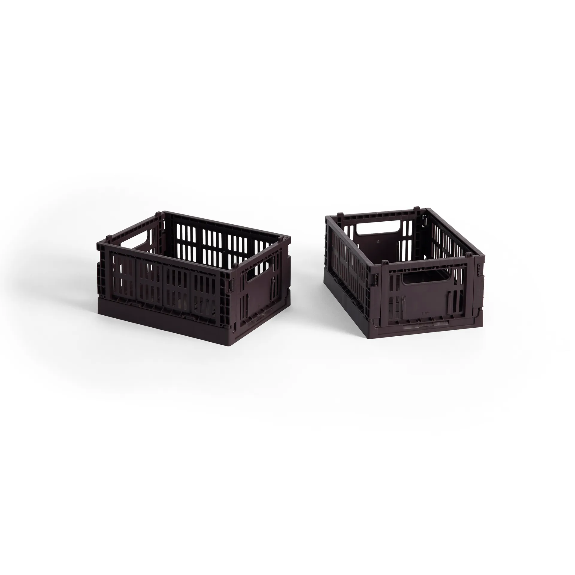 HAY Colour Crate Mini 13x17 cm 2 unidades, Bordeaux HAY
