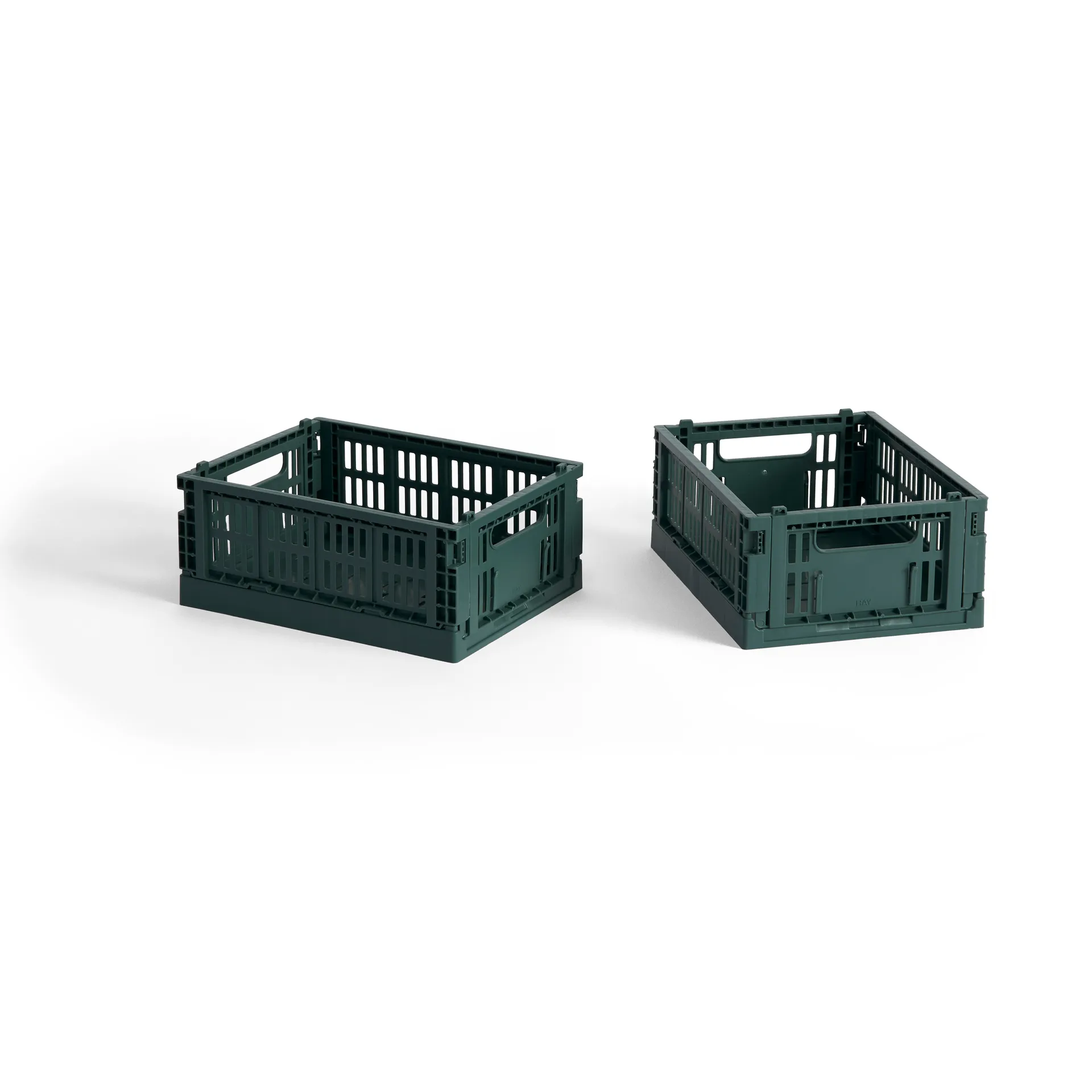 HAY Colour Crate Mini 13x17 cm 2 unidades, Dark green HAY