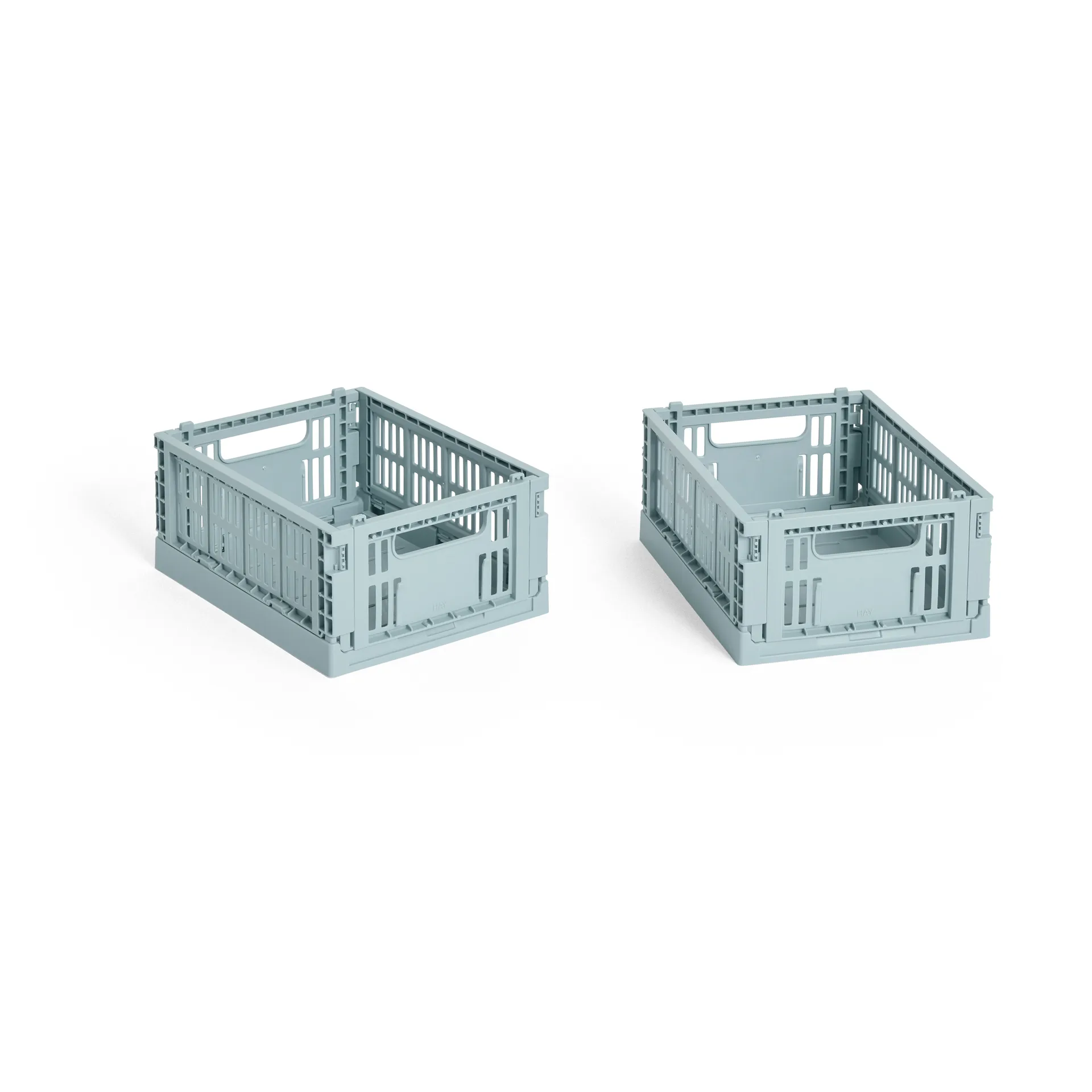 HAY Colour Crate Mini 13x17 cm 2 unidades, Dusty blue HAY