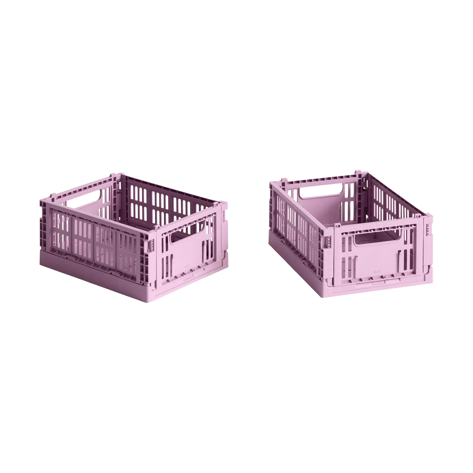HAY Colour Crate Mini 13x17 cm 2 unidades, Dusty rose HAY