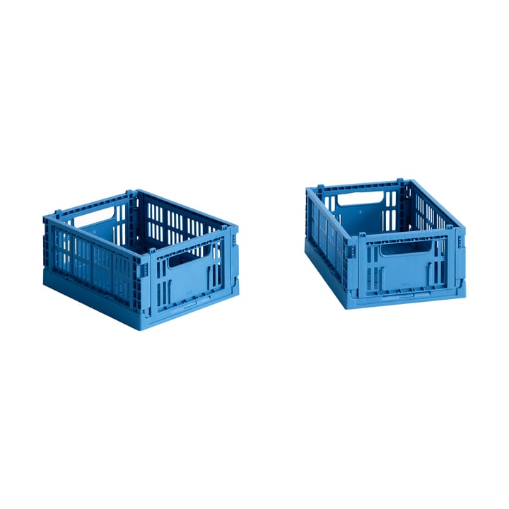HAY Colour Crate Mini 13x17 cm 2 unidades - Electric blue - HAY
