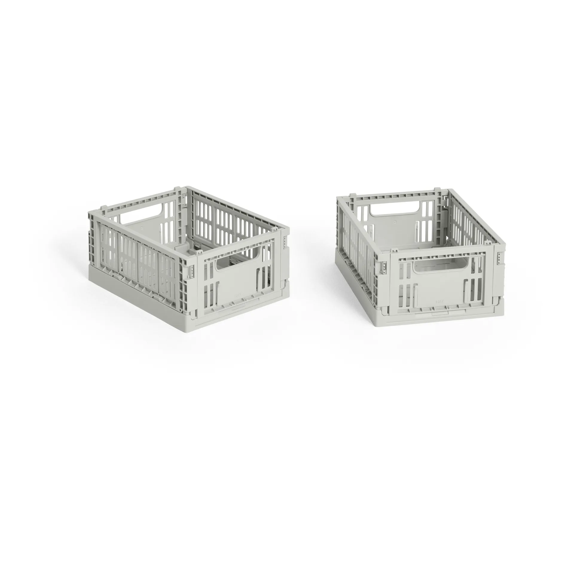 HAY Colour Crate Mini 13x17 cm 2 unidades, Grey HAY