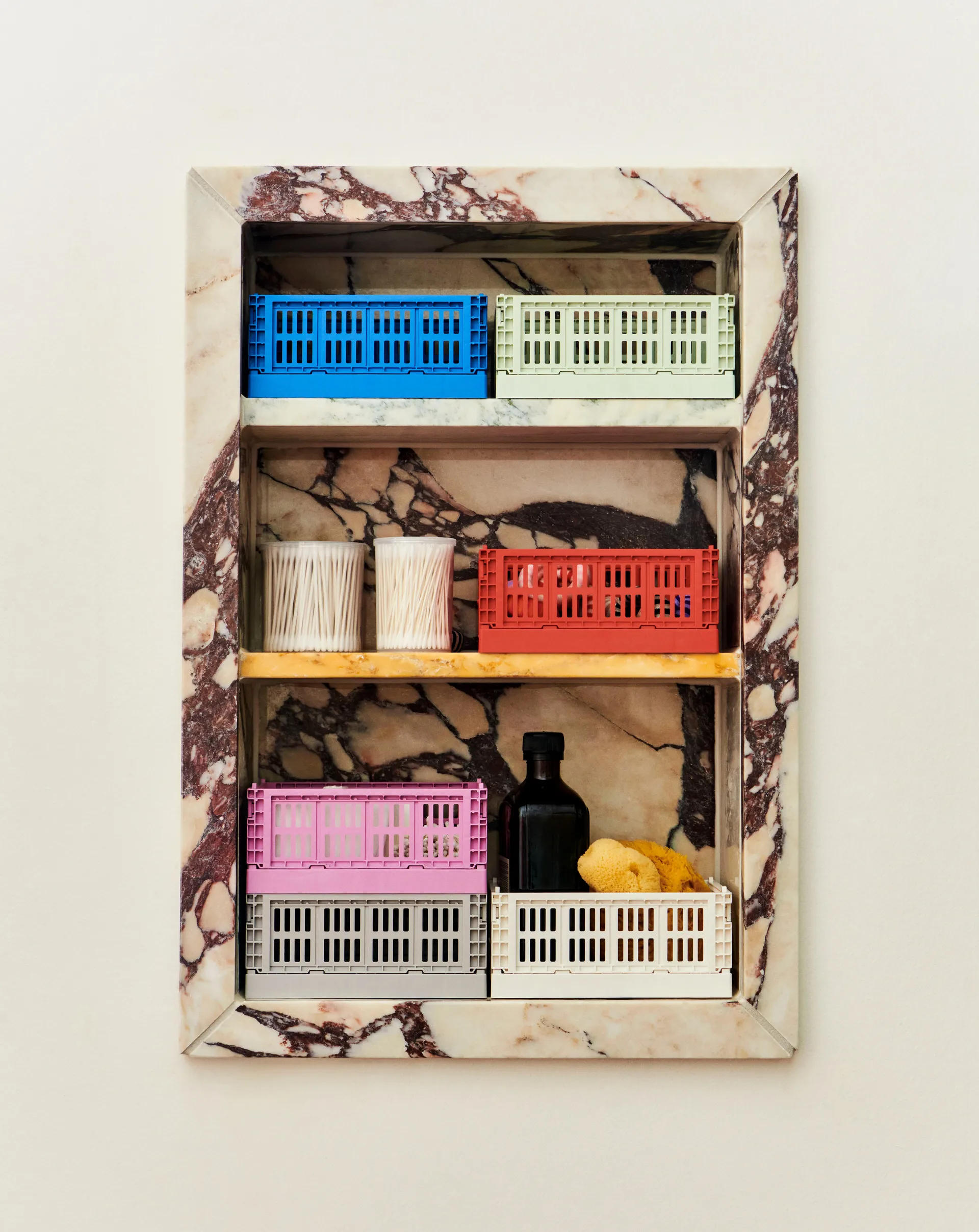 HAY Colour Crate Mini 13x17 cm 2 unidades, Mint HAY