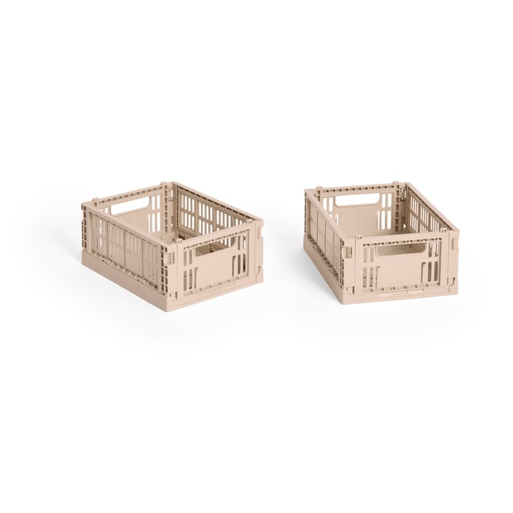 HAY Colour Crate Mini 13x17 cm 2 unidades - Powder - HAY