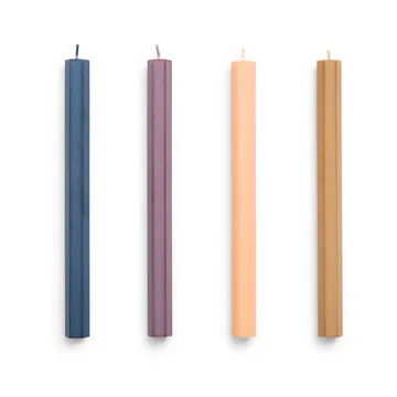 Hexagon Candle conjunto de velas mix 4-unidades - Dark - HAY