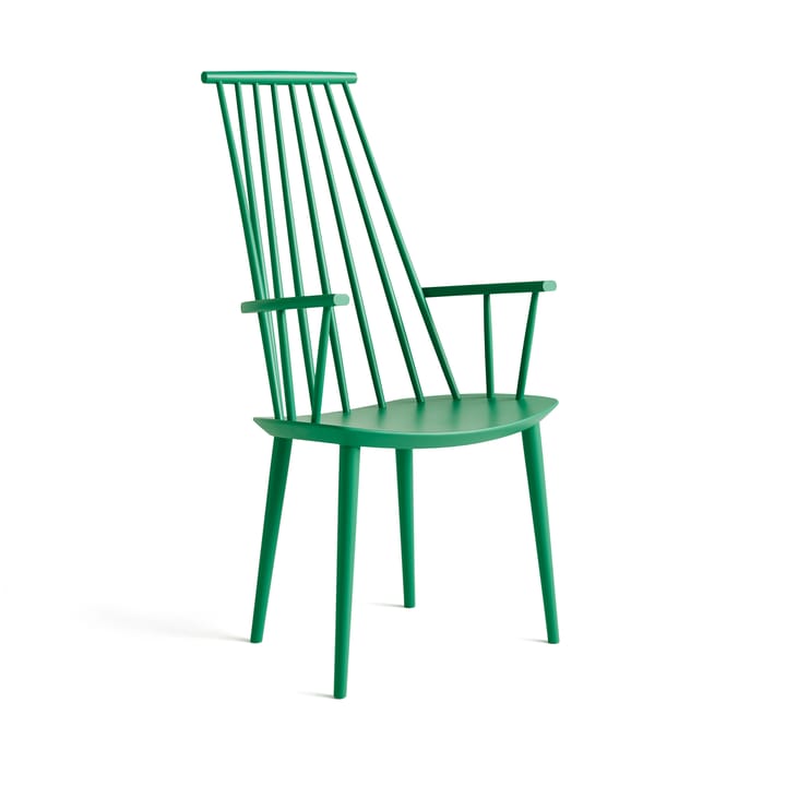 J110 cadeira com braços  - Jade verde lacado faia - HAY