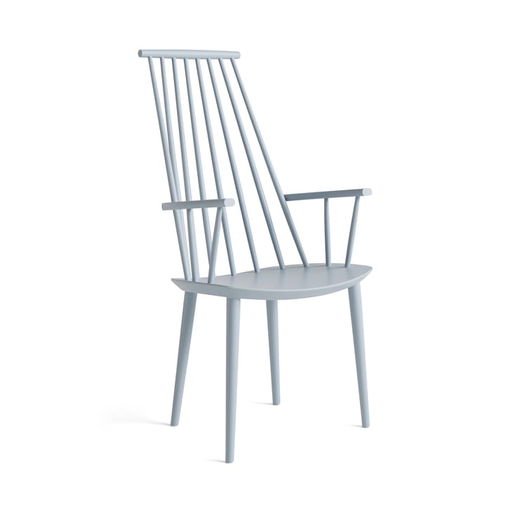 J110 cadeira com braços  - Slate blue lacado faia - HAY