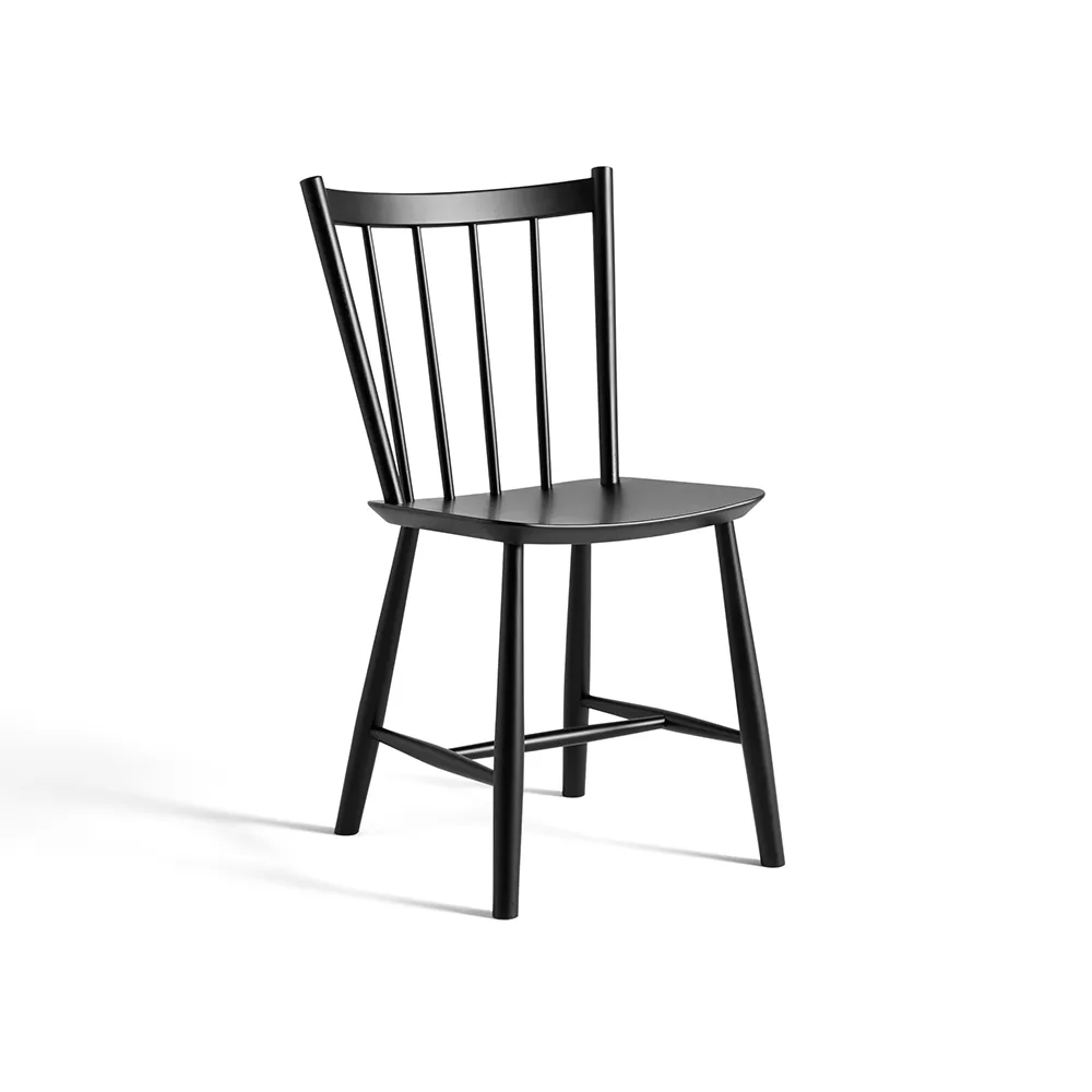 J41 cadeira, Black lacquered beech HAY