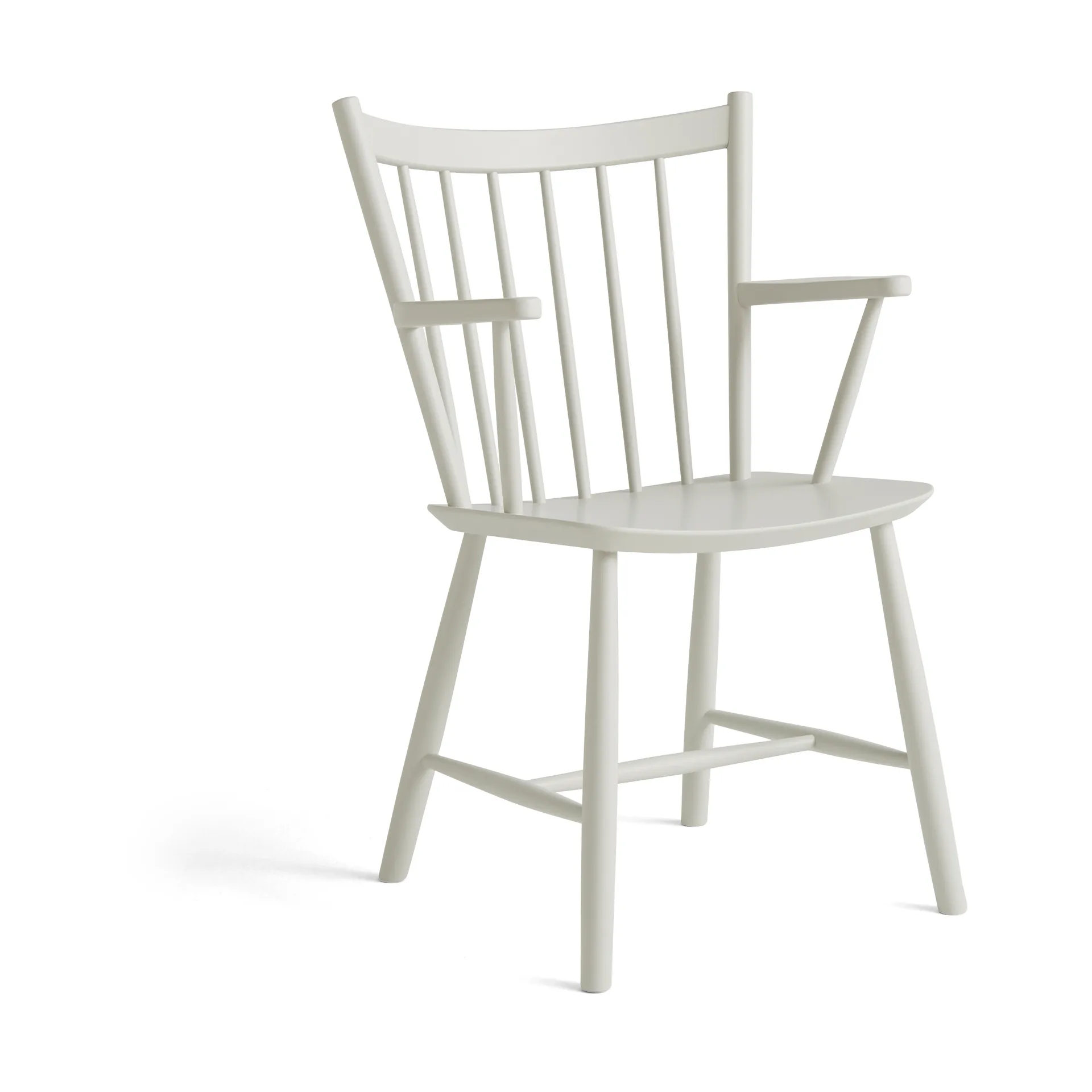 J42 cadeira com braços , Warm grey lacado faia HAY