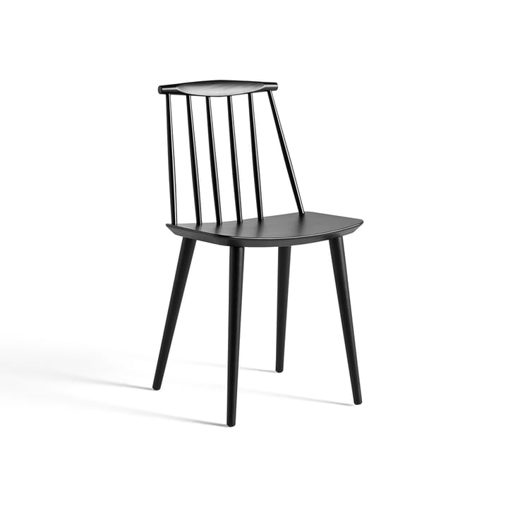 J77 cadeira - Black lacquered beech - HAY