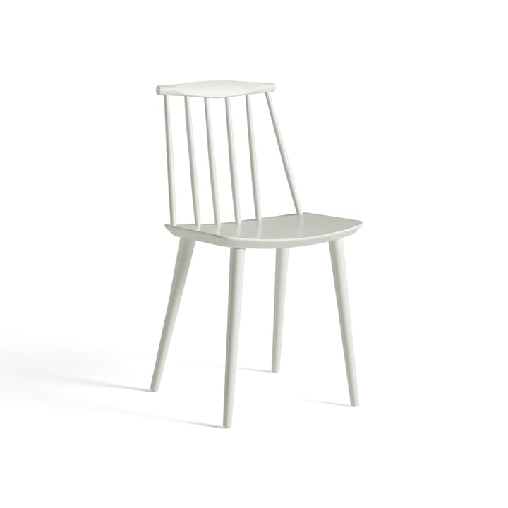 J77 cadeira - White lacquered beech - HAY
