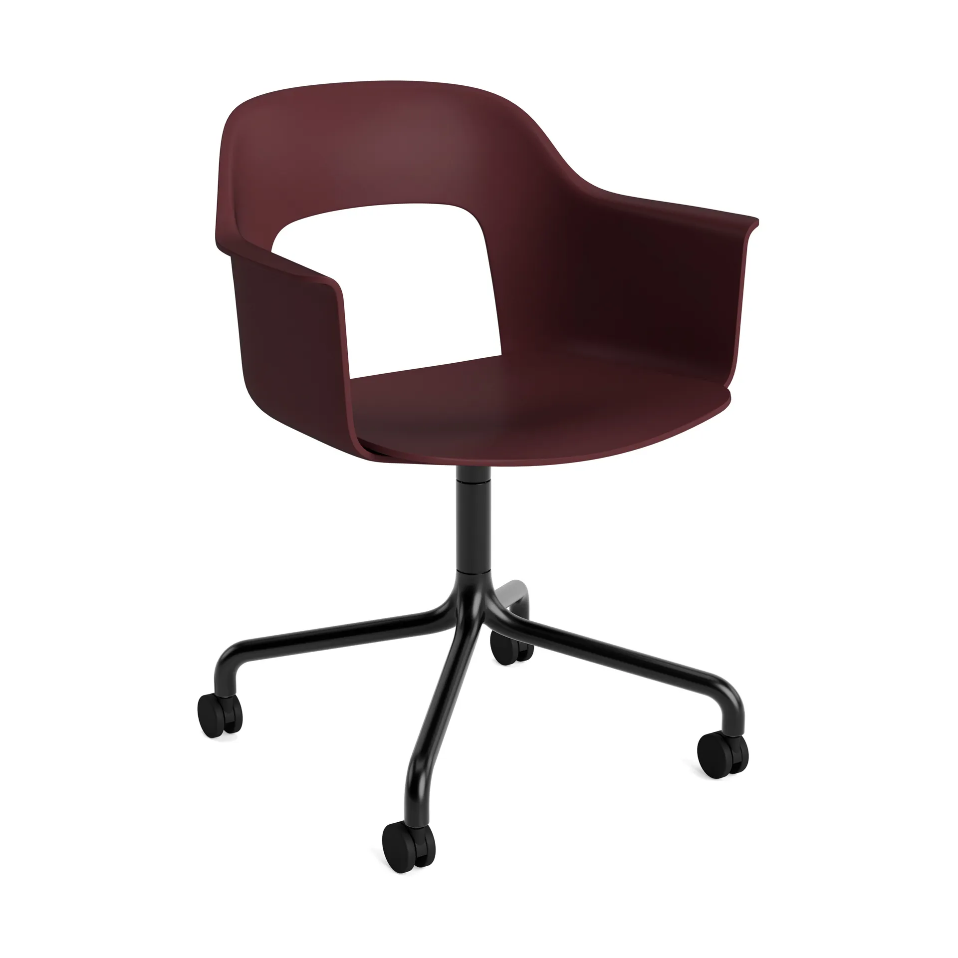 Layout Armchair 261 cadeira, Bordeaux-black HAY