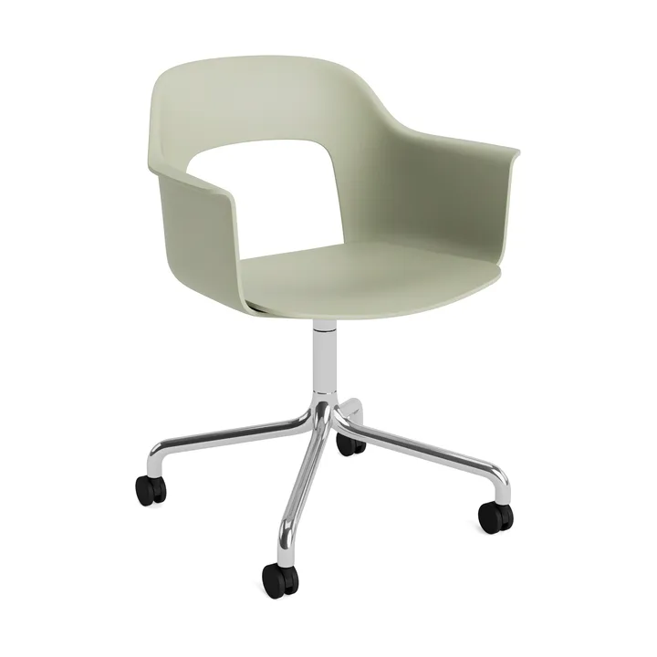 Layout Armchair 261 cadeira - Bottle green-alumínio polido - HAY