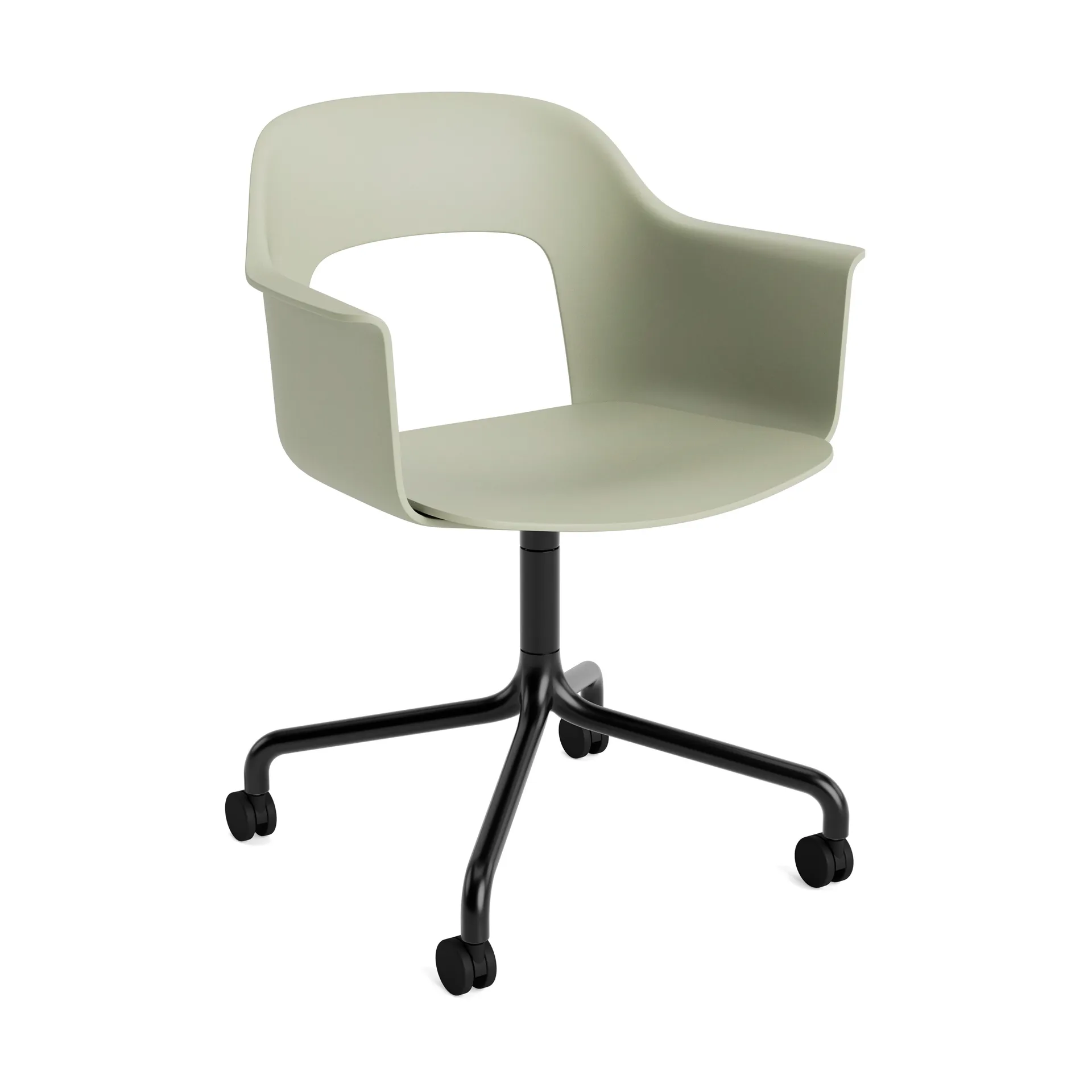 Layout Armchair 261 cadeira, Bottle green-black HAY