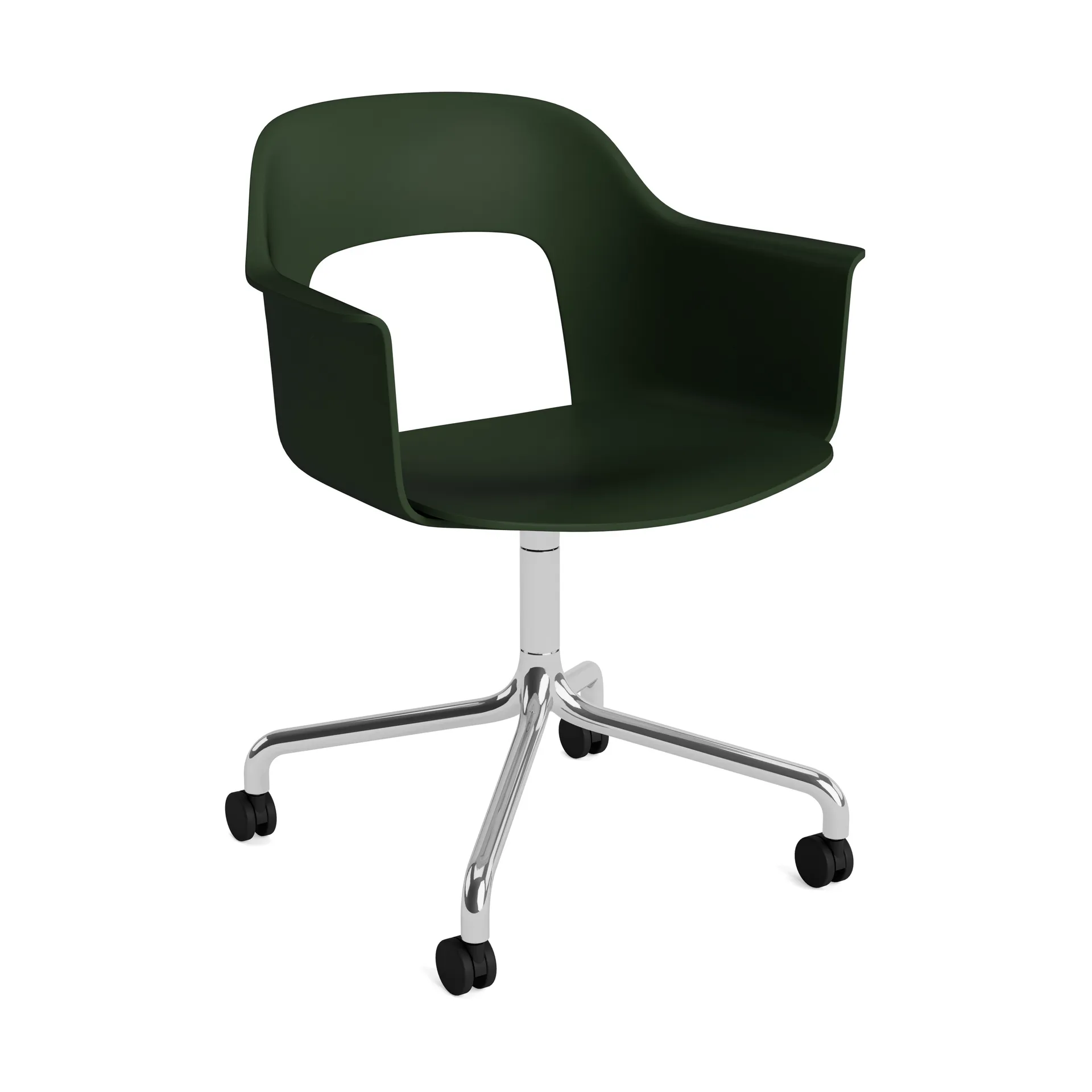 Layout Armchair 261 cadeira, Pastel green-alumínio polido HAY