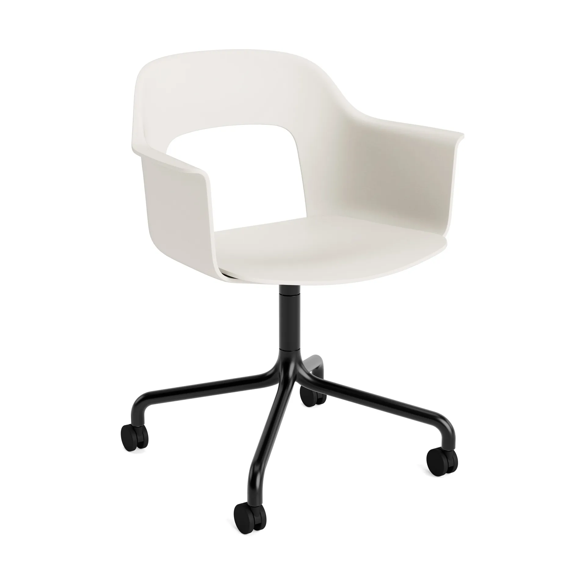 Layout Armchair 261 cadeira, White-black HAY