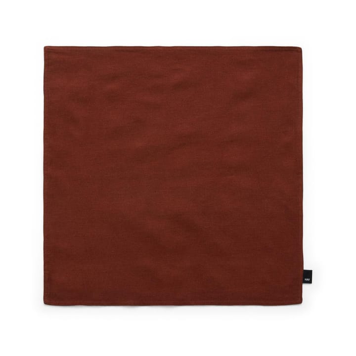 Linen capa de almofada 50x50 cm - Vermelho ferro - HAY