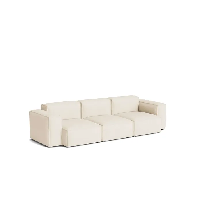 Mags Soft Low Armrest sofá 2,5 lugares combinação 1 - Turf cream, capa amovível - HAY