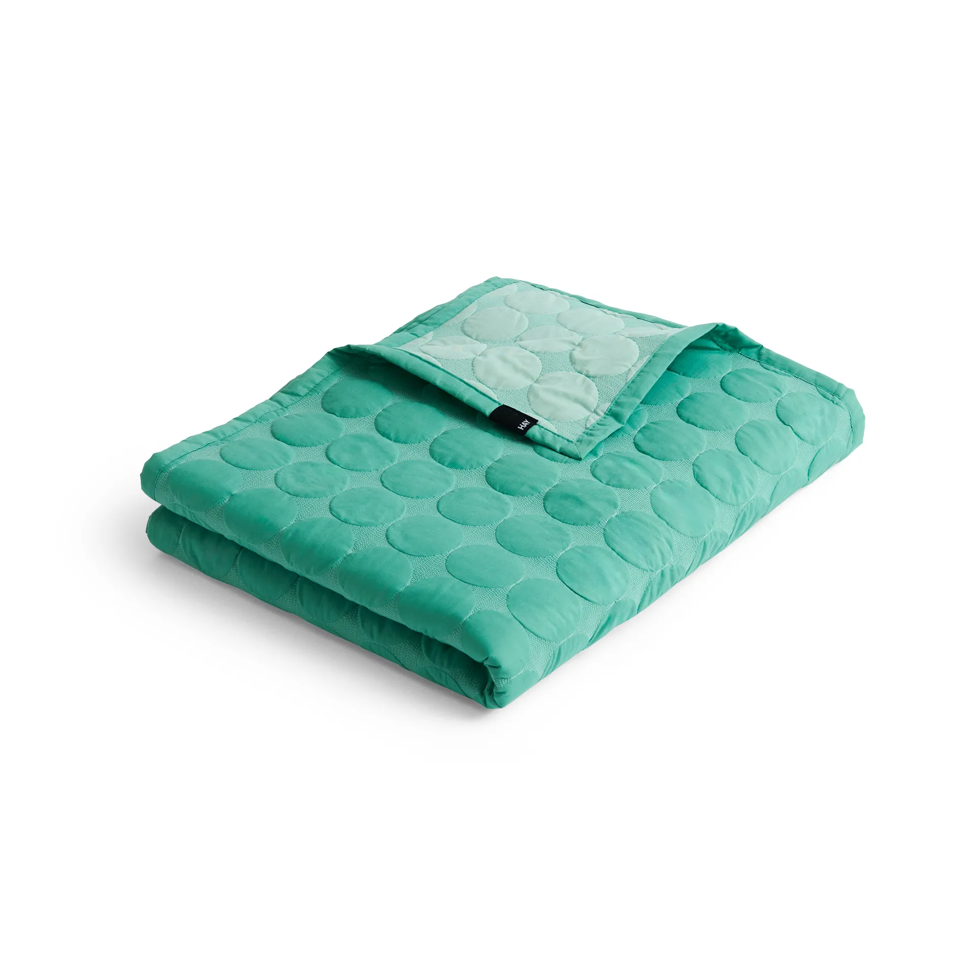 Manta Mega Dot organic 195x245 cm, Sea green HAY