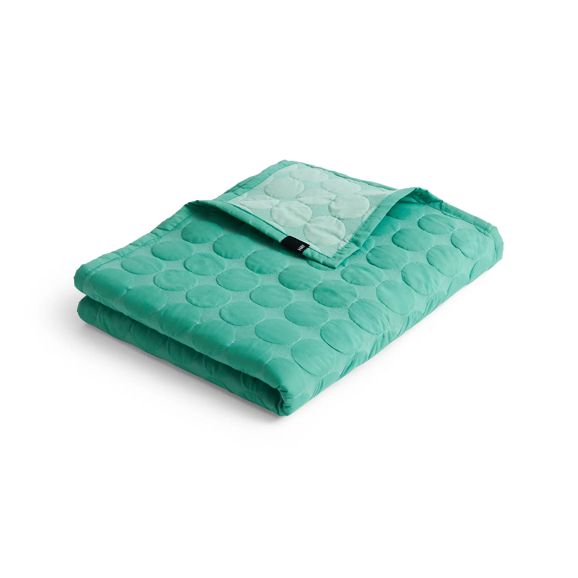 Manta Mega Dot organic 235x245 cm, Sea green HAY