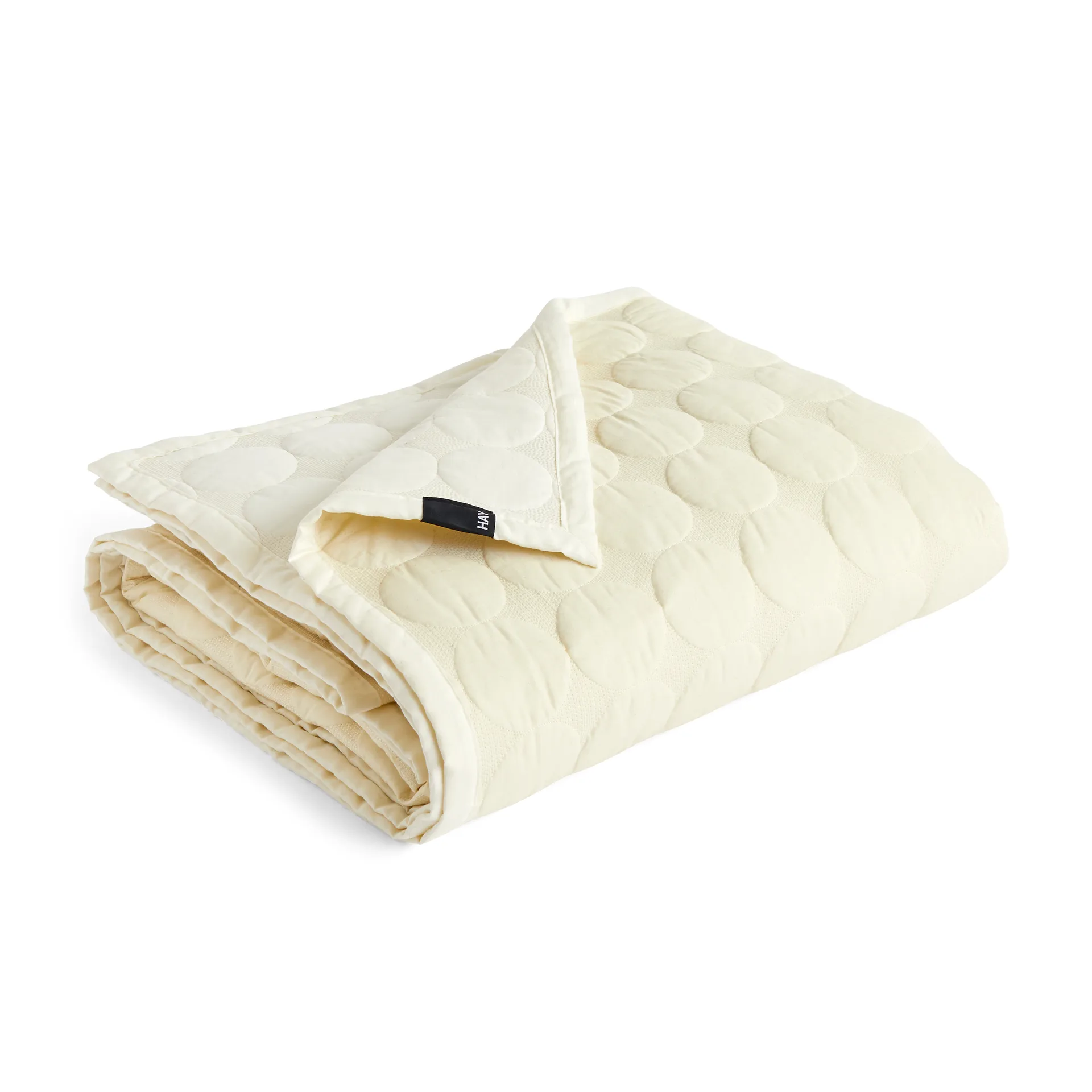Mega Dot colcha organic 195x245 cm, Ivory HAY